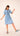 Millie Dress, Dot Dot Dot, Indigo